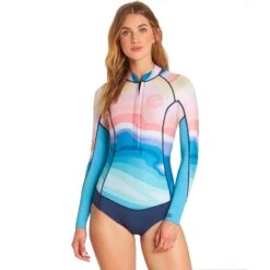 Billabong 2/2 Salty Dayz LS Springsuit Chest Zip Mirage