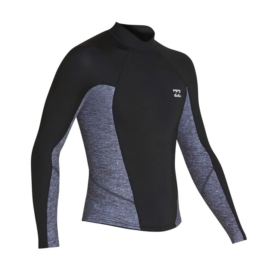 Billabong Top 2mm Absolute Comp Manches Longues Heather Grey 3 Billabong Top 2mm Absolute Comp Manches Longues Heather Grey