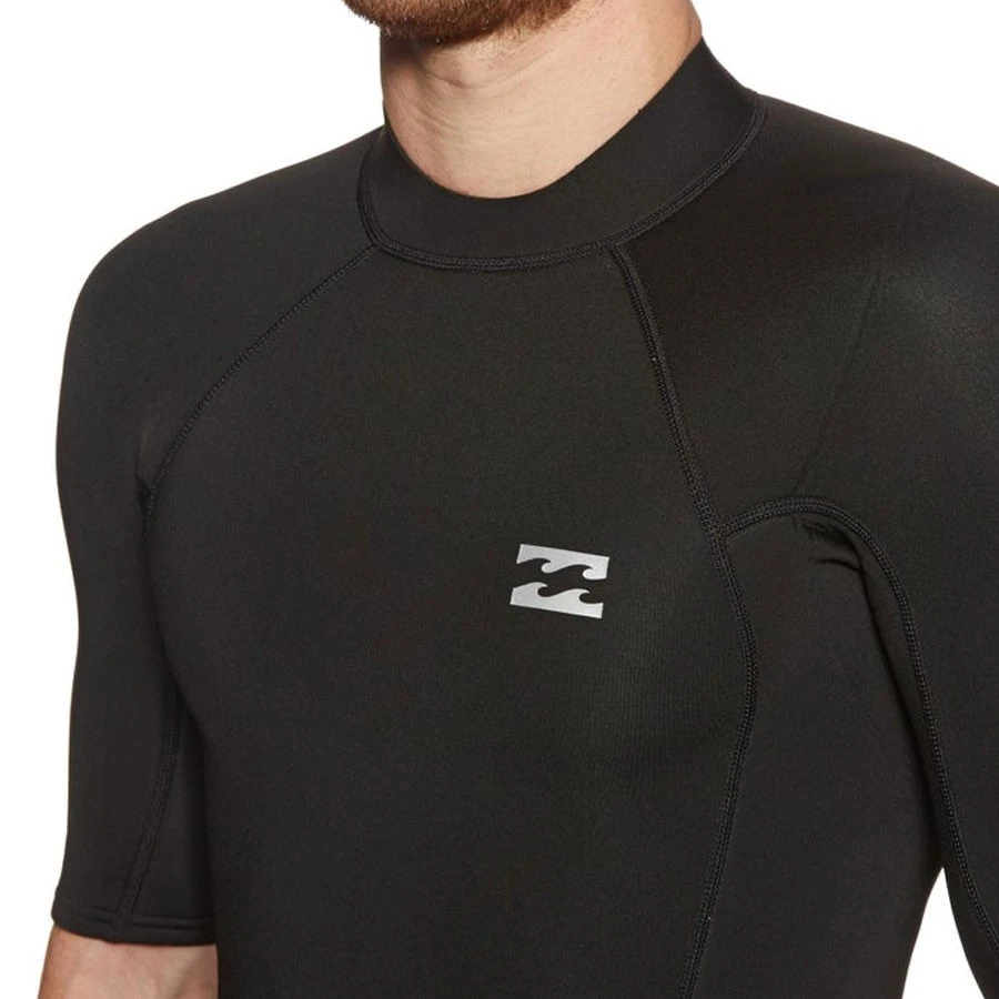 Billabong Top 2mm Absolute Manches Courtes Black Silver 4 Billabong Top 2mm Absolute Manches Courtes Black Silver – Image 2