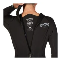 Combinaison Billabong Absolute 4/3 Mm Back Zip - Black -Sports Nautiques combinaison billabong absolute 43 mm back zip black 3