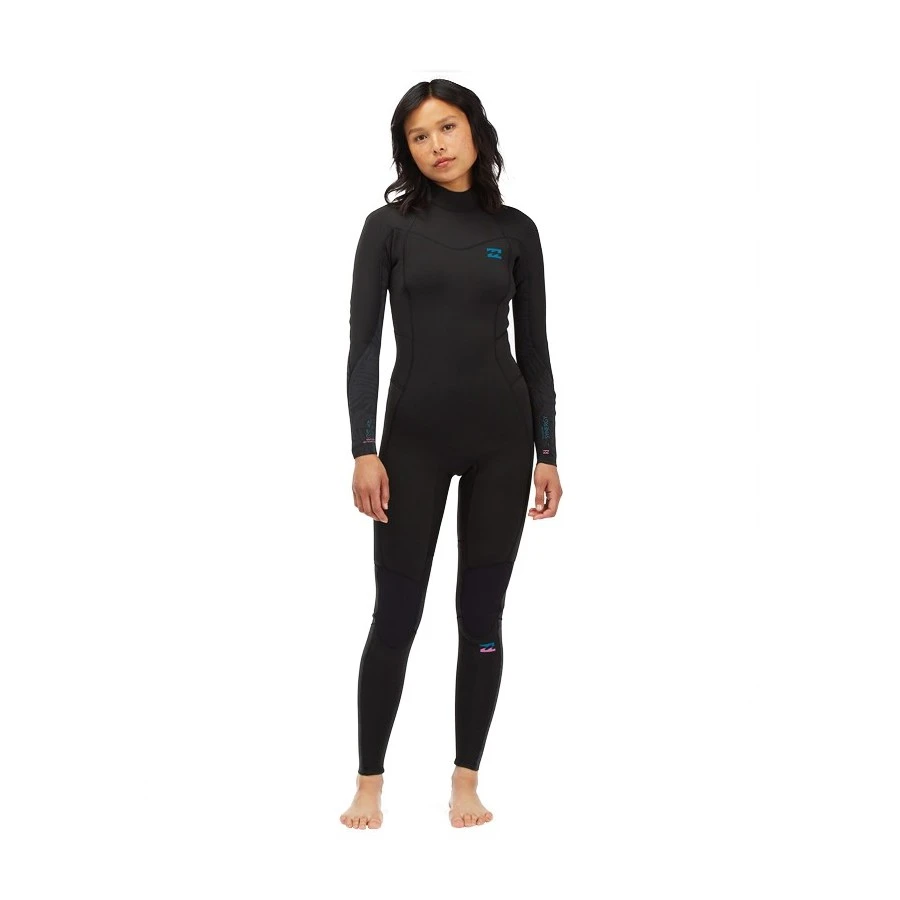 Combinaison Billabong Synergy 3/2 Mm Back Zip - Black Palms 4 Combinaison Billabong Synergy 3/2 Mm Back Zip - Black Palms – Image 2