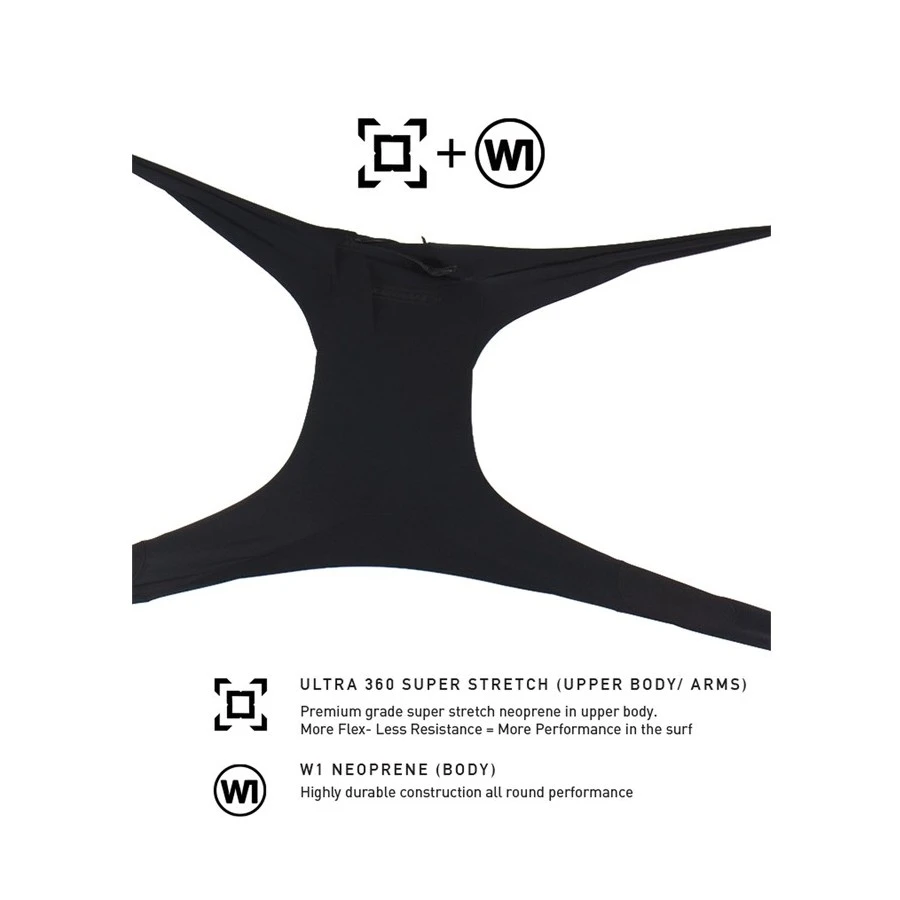 Combinaison Enfant Ocean & Earth Free-Flex Steamer Back Zip 4/3 Mm 5 Combinaison Enfant Ocean & Earth Free-Flex Steamer Back Zip 4/3 Mm – Image 3