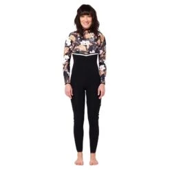 Combinaison Femme Rip Curl E-Bomb 3/2 Mm Zip Free - Black Gold