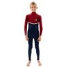 Combinaison Junior Rip Curl Flashbomb 4/3 Zip Free Navy/Red -Sports Nautiques combinaison junior rip curl flashbomb 43 zip free navyred