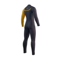 Combinaison Mystic Marshall Fullsuit 3/2 Mm Fzip - Blue / Mustard -Sports Nautiques combinaison mystic marshall fullsuit 32 mm fzip blue mustard 1