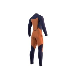 Combinaison Mystic Marshall Fullsuit 3/2 Mm Fzip - Blue / Mustard -Sports Nautiques combinaison mystic marshall fullsuit 32 mm fzip blue mustard 3