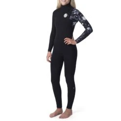 Combinaison Rip Curl 3/2 G Bomb Zip Free - Black/White