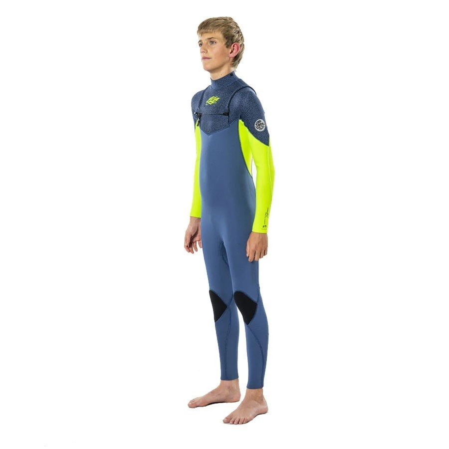 Combinaison Rip Curl Dawn Patrol 4/3 Chest Zip Blue 4 Combinaison Rip Curl Dawn Patrol 4/3 Chest Zip Blue – Image 2