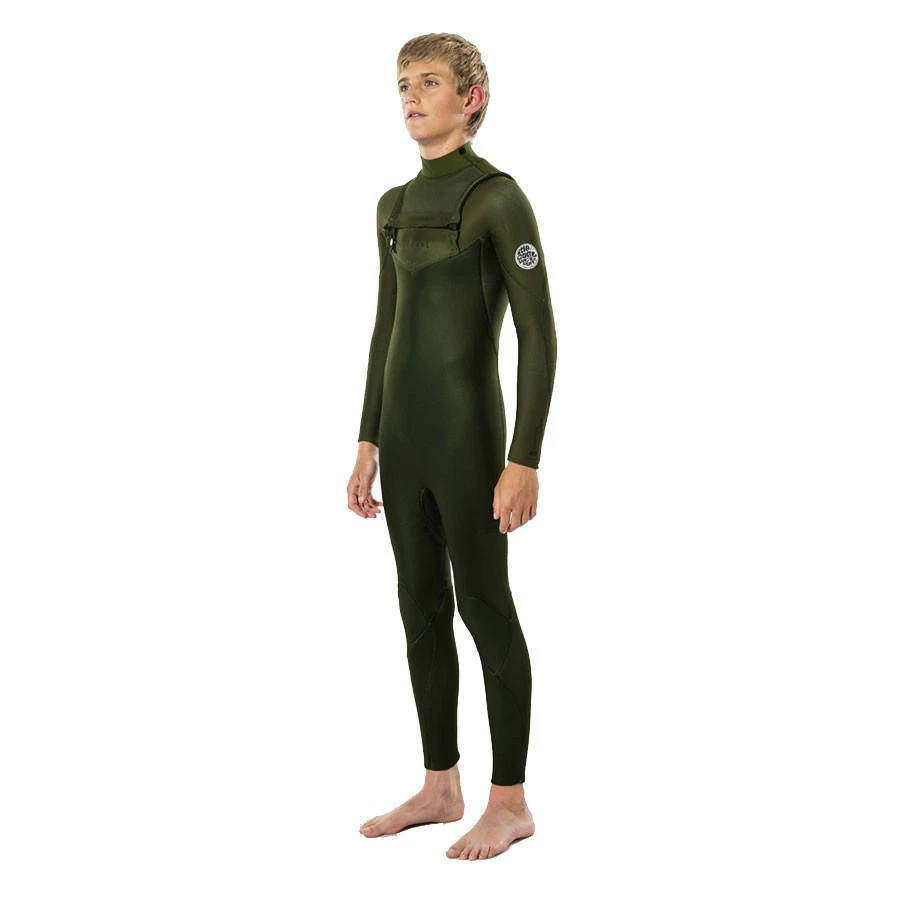 Combinaison Rip Curl Dawn Patrol 4/3 Chest Zip Green 4 Combinaison Rip Curl Dawn Patrol 4/3 Chest Zip Green – Image 2