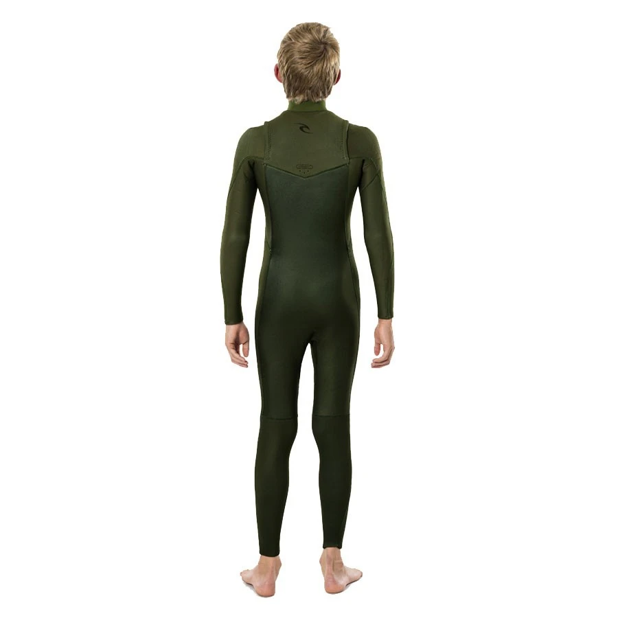 Combinaison Rip Curl Dawn Patrol 4/3 Chest Zip Green 5 Combinaison Rip Curl Dawn Patrol 4/3 Chest Zip Green – Image 3