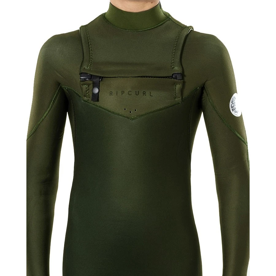 Combinaison Rip Curl Dawn Patrol 4/3 Chest Zip Green 6 Combinaison Rip Curl Dawn Patrol 4/3 Chest Zip Green – Image 4
