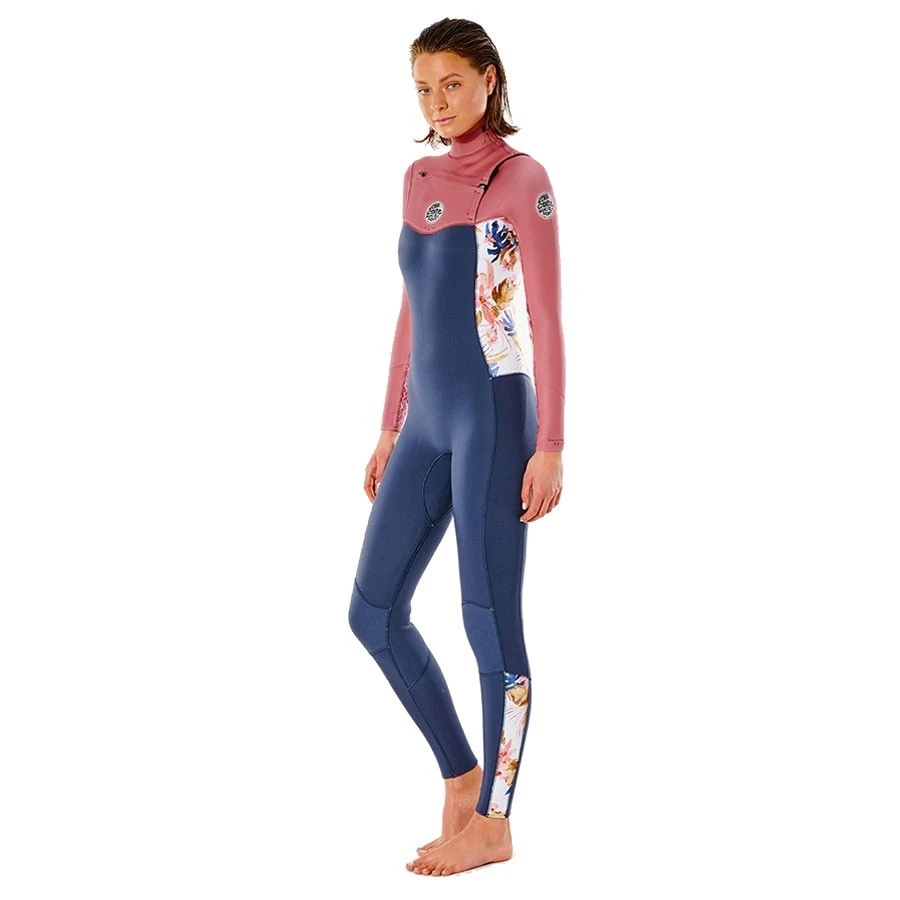 Combinaison Rip Curl Dawn Patrol 4/3 Chest Zip Slate Rose 3 Combinaison Rip Curl Dawn Patrol 4/3 Chest Zip Slate Rose