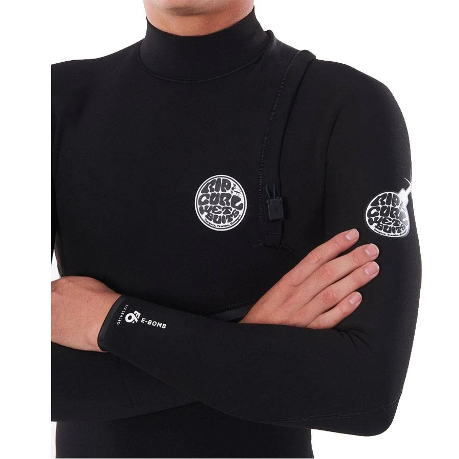 Combinaison Rip Curl E Bomb Zip Free 4/3 Black 6 Combinaison Rip Curl E Bomb Zip Free 4/3 Black – Image 4