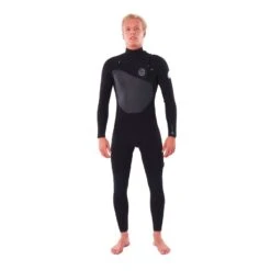 Combinaison Rip Curl FlashBomb 5/3 Chest Zip Black