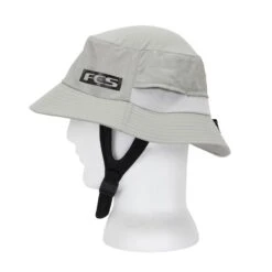 FCS Essential Surf Bucket Hat Light Grey -Sports Nautiques fcs essential surf bucket hat light grey 2