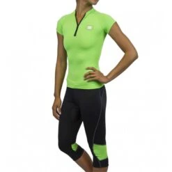 Howzit Lycra Femme Zippé Lime -Sports Nautiques howzit lycra femme zippe lime 2
