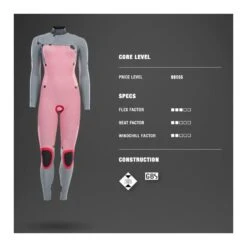 Ion Amaze Core 4/3mm Frontzip Steel Grey 11 Ion Amaze Core 4/3mm Frontzip Steel Grey -Sports Nautiques ion amaze core 43mm frontzip steel grey 3