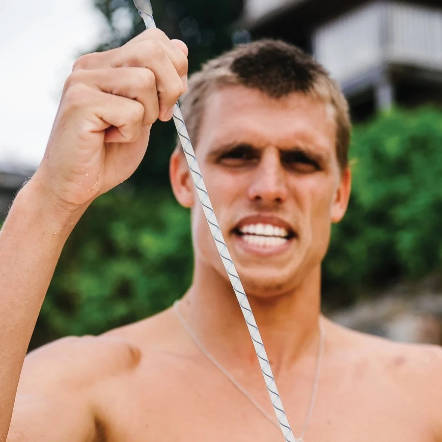 Leash FCS Freedom Helix 6' Comp Natural 4 Leash FCS Freedom Helix 6' Comp Natural – Image 2