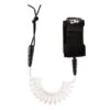 Leash Poignet De Bodyboard Creatures Of Leisure ICON White Black -Sports Nautiques leash poignet de bodyboard creatures of leisure icon white black