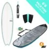 Pack Surf Fish Torq 6'6 White Sea Green -Sports Nautiques pack surf fish torq 6 6 white sea green