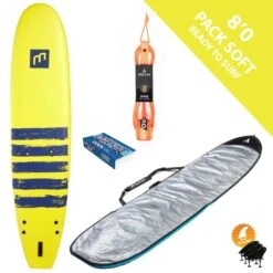Pack Surf Softboard Madness HD Core 8'0
