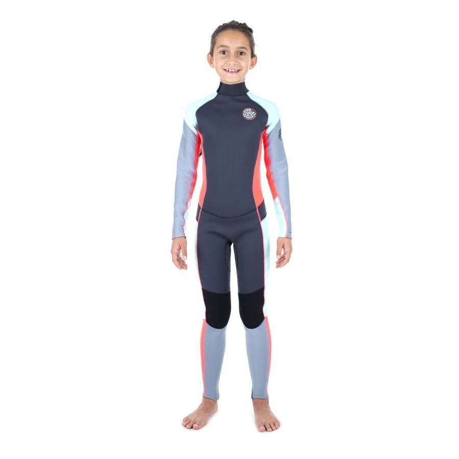 Rip Curl Junior Fille4/3 Dawn Patrol Back Zip Grise 3 Rip Curl Junior Fille4/3 Dawn Patrol Back Zip Grise