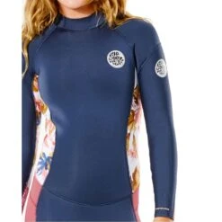 Rip Curl Junior Fille5/3 Dawn Patrol Back Zip Slate Rose -Sports Nautiques rip curl junior fille 43 dawn patrol back zip slate rose 2