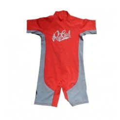Rip Curl Lycra Kids Option Manches Courtes Rouge