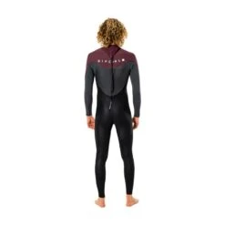 Rip Curl Omega 4/3 Back Zip - Maroon -Sports Nautiques rip curl omega 43 back zip maroon 1
