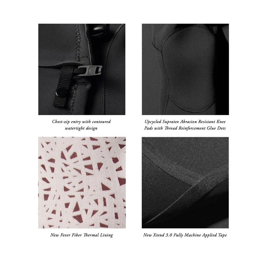 Sisstrevolution 7 Seas 5/4 Chest Zip By Vissla - Solid Black 9 Sisstrevolution 7 Seas 5/4 Chest Zip By Vissla - Solid Black – Image 7