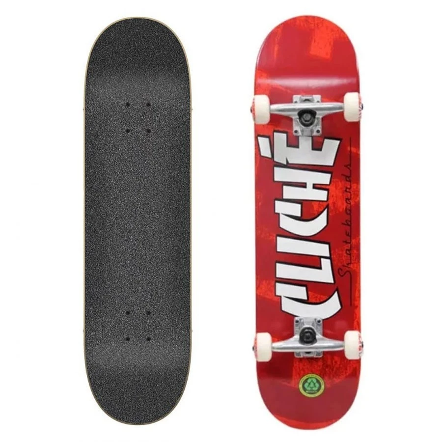Skate Cliché Banco Red 8.0" Complete 3 Skate Cliché Banco Red 8.0" Complete