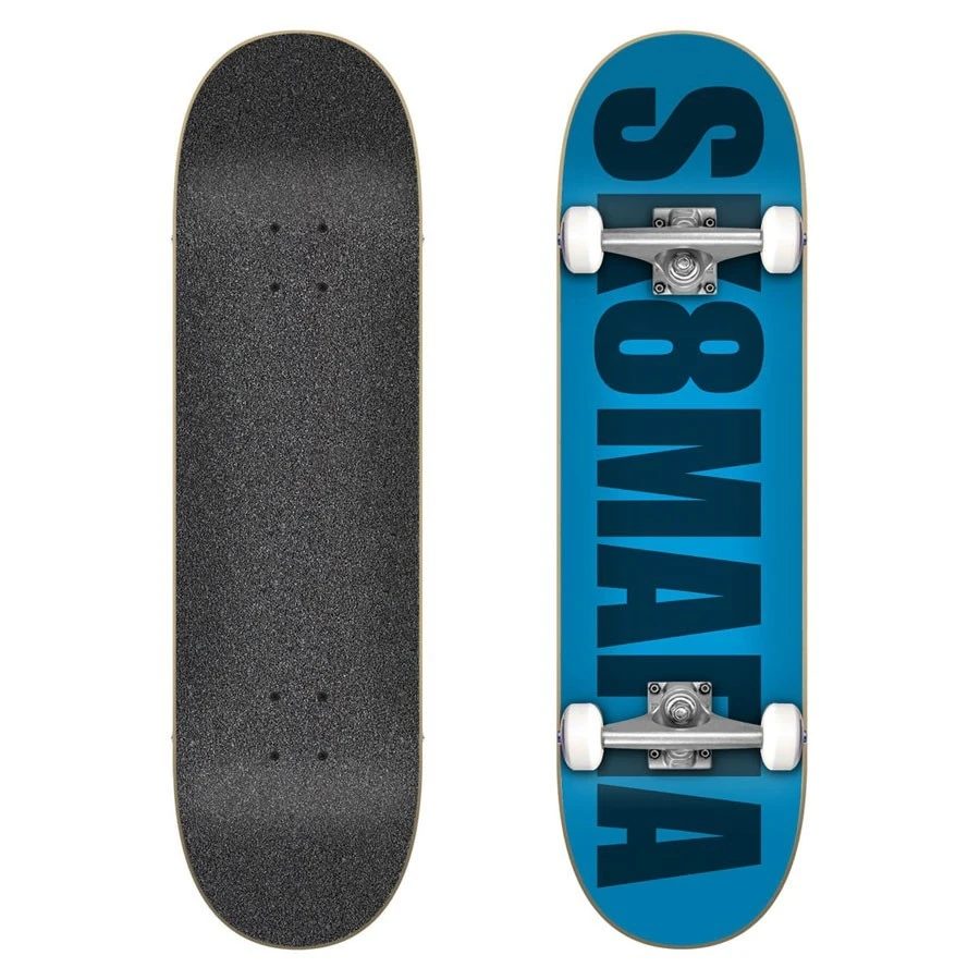 Skate Sk8Mafia Acrylic Blue 8.0" Complete 3 Skate Sk8Mafia Acrylic Blue 8.0" Complete
