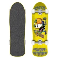 Skateboard Cruzade Sketchy Is Fun Yellow 9.0"