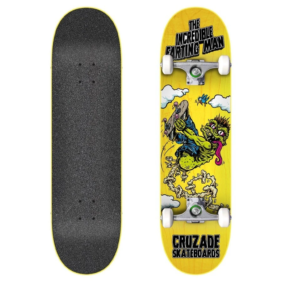 Skateboard Cruzade The Incredible Farting Man 8.25" 3 Skateboard Cruzade The Incredible Farting Man 8.25"