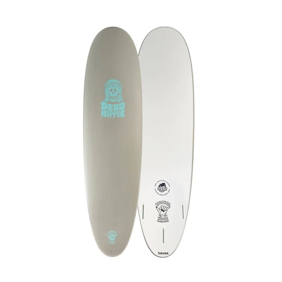 Spooked Kooks Dead Hippie 8'0 - Almost Grey 3 Spooked Kooks Dead Hippie 8'0 - Almost Grey