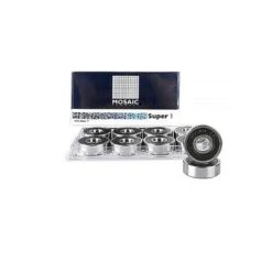 Super 1 Abec 7 608RS Black Mosaic Bearing -Sports Nautiques super 1 abec 7 608rs black mosaic bearing 1