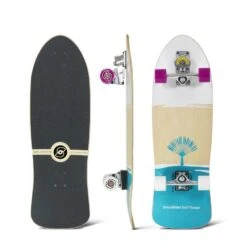Surfskate SMOOTHSTAR JOHANNE DEFAY 32.5" Teal/White