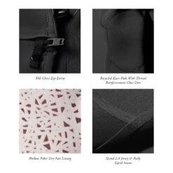 Vissla 7 Seas 4/3 Mm - Black 2 9 Vissla 7 Seas 4/3 Mm - Black 2 -Sports Nautiques vissla 7 seas 43 mm black 2 3