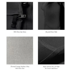 Vissla 7 Seas Comp 4/3 Mm Black 2 -Sports Nautiques vissla 7 seas comp 43 mm black 2 3